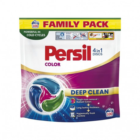 LAUNDRY CAPS PERSIL DISCS COLOR 100PCS