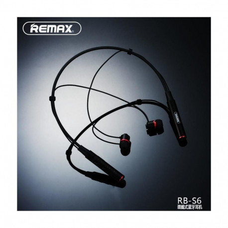 Remax Neckband Bluetooth Earphone Black