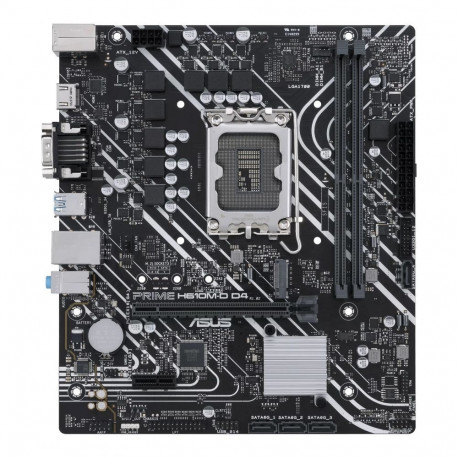 Asus PRIME H610M-D D4 Processor family Intel, Processor socket LGA1700, DDR4 DIMM, Memory slots 2, S