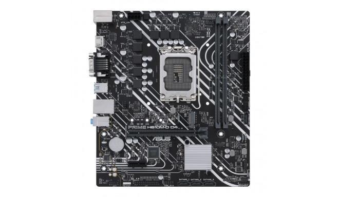 Asus PRIME H610M-D D4 Processor family Intel, Processor socket LGA1700, DDR4 DIMM, Memory slots 2, S