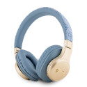 Guess PU Leather 4G Script Logo BT5.3 Stereo Headphone Blue