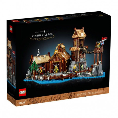 Lego Ideas klotsid 21343 viikingite küla