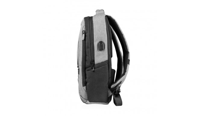 Backpack - Modecom Smart 15 Black/gray Polyester