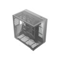 Computer Case - darkFlash C280 Midi Tower, 7 Fans, Tempered Glass, Black