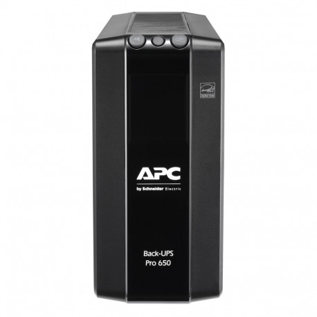 Uninterruptible Power Supply - APC Back UPS Pro BR 650VA, 390W, 6 Outlets, LCD Interface, Black