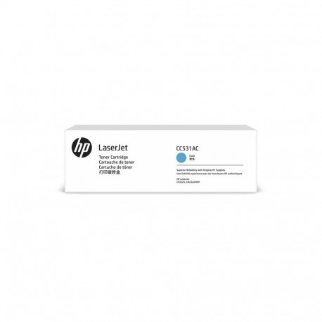 Toner Cartridge - HP 304A Cyan, Page Yield 2,800-4,400 Pages