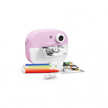 Camera - LAMAX InstaKid2 Play, 64 GB, Full HD, Pink