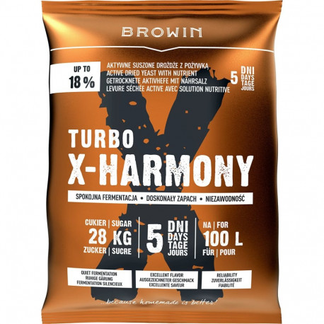 Turbo X-Harmony pärm 18% BROWIN 403206 100 L 360 g
