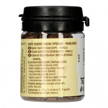 Browin Oak Chips MODEL 405040, 20 g, aroma: cognac, bourbon, brandy