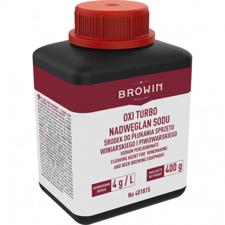 Browin OXI TURBO naatriumperkarbonaat, 401815, 0.4kg, keskkonnasõbralik, lõhnatu, 100L lahus