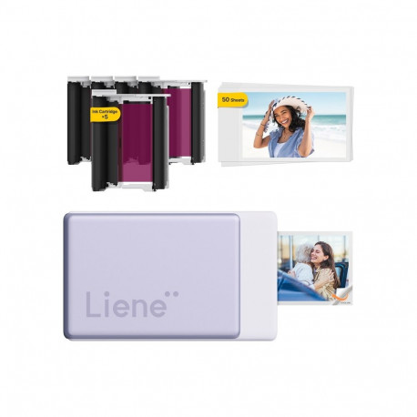 LIENE Pearl N200 Pro 2x3" Portable Photo Printer (Purple)