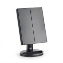 Rio 24 LED Touch Dimmable Makeup Mirror, Black