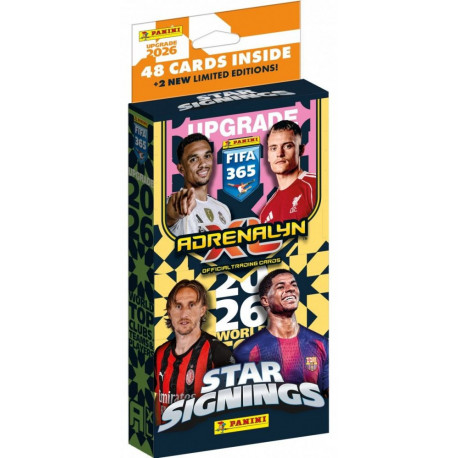 Panini football cards FIFA 365 2026 Star Signings (opened package)