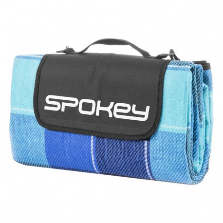 Koc piknikowy Spokey Picnic Flannel niebieski 150x180cm 839636