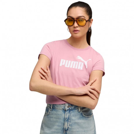 Puma naiste särk Ess No.1 Logo Tee (S) 682371 65, hele roosa