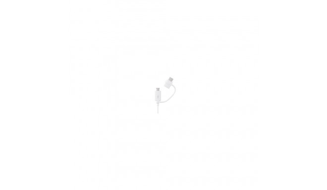 Samsung Combo Cable     (Type-C & MicroUSB)Whit