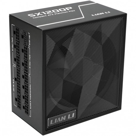 Lian Li SX Series 80 PLUS Platinum Power Supply  Fully Modular  PCIe 5.1  ATX 3.1 - 1000 Watt  Black