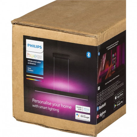Philips Hue rippvalgusti Ensis, must
