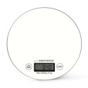 Esperanza EKS003W Electronic Kitchen Scale White Round
