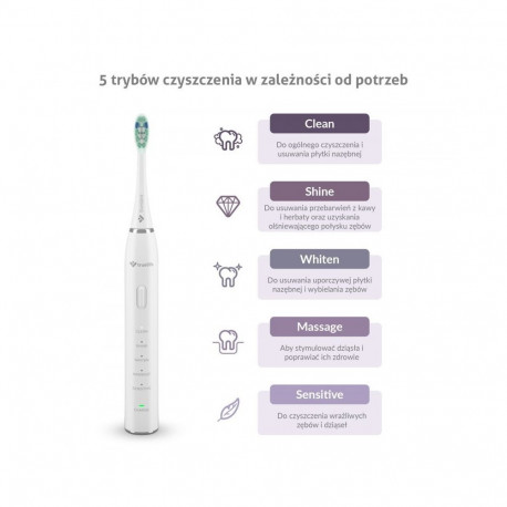 TrueLife SonicBrush Clean30 White Adult Oscillating toothbrush