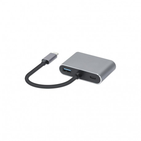 iBox IUHCHDVGA USB Type-C Hub 4-in-1 USB 3.0 + PD 100W + HDMI 4K 30Hz + VGA Full HD