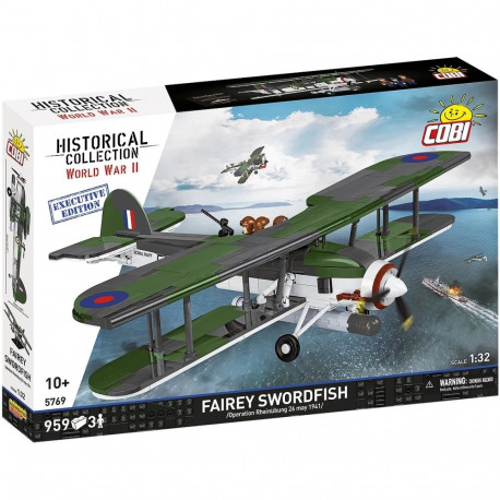 Blocks ehituskomplekt Fairey Swordfish eri väljaanne 959tk