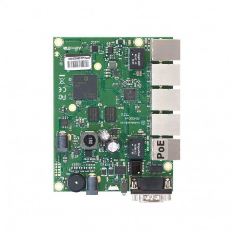 Mikrotik juhtmega ruuter RB450Gx4 Gigabit Ethernet, roheline