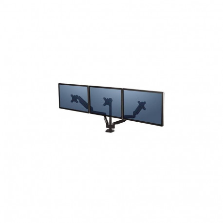 Fellowes kolmikmonitori lauakinnitus Platinum Series reguleeritav kolmele 7KG 27Inch ekraanile kallu