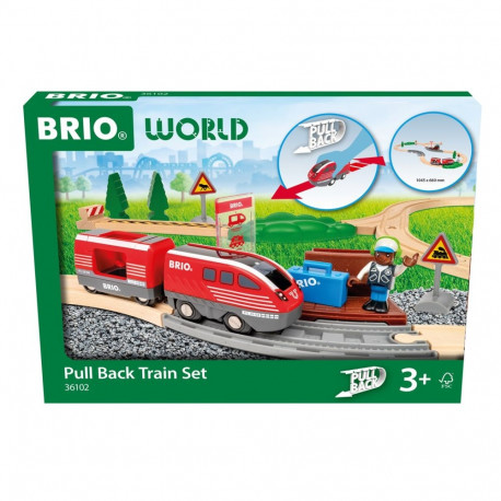 Brio rongikomplekt tagasivetega rongiga