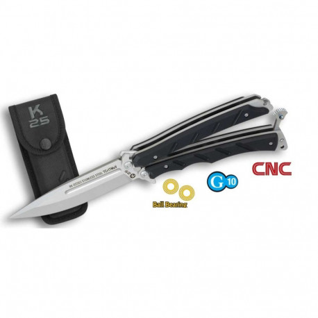 K25 nuga 02263 balisong CNC kuullaagriga