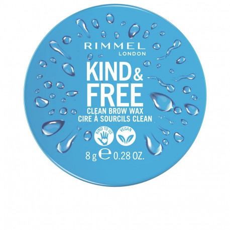 RIMMEL LONDON KIND & FREE clean brow wax #001-clear 8 gr
