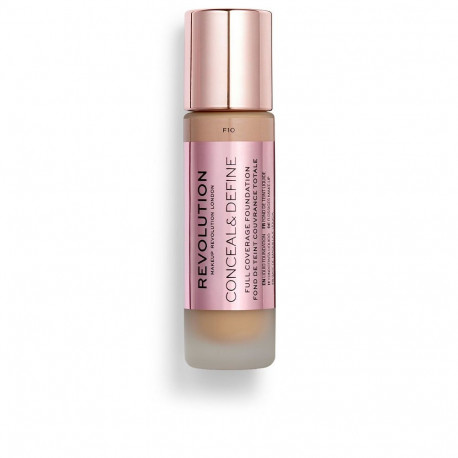 REVOLUTION MAKE UP CONCEAL & DEFINE full coverage foundation #F10