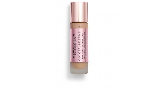 REVOLUTION MAKE UP jumestuskreem Conceal & Define täiskattega, #F10
