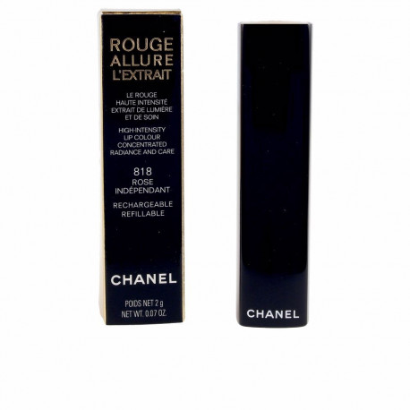 CHANEL huulepulk ROUGE ALLURE L'EXTRAIT #818 täidetav 2gr, rose independant