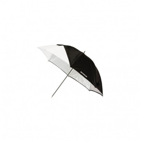 Westcott 60"/152cm Paraplu Optisch Wit Satijn met Afneembare Zwarte Cover