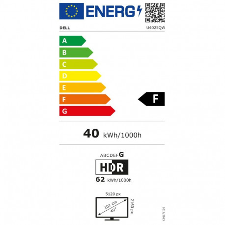 U4025QW (101 cm (39.7 Zoll), schwarz/silber, WUHD, IPS Black, Curved, Thunderbolt, USB-C, 120Hz Pane