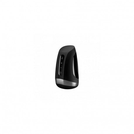 Satisfyer SAM103 male masturbator Black Acrylonitrile butadiene styrene (ABS), Silicone