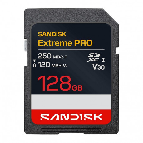 Extreme Pro SD-mälukaart UHS-I 128GB 250MB/s
