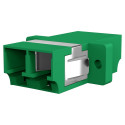 "EFB Kupplung LC/APC Duplex OS2 grn mit Shutter"