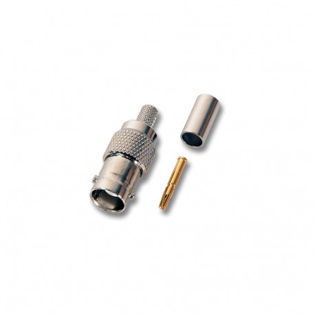 "EFB BNC Buchse Gerade Crimp RG174 50 Ohm"