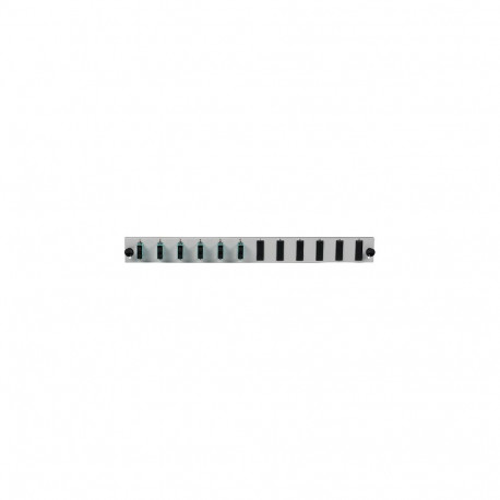 EFB Bestckte esipaneel 12 port 6 x SC duplex-pesad OM4 vertikaalne, hall
