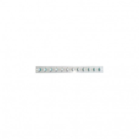 EFB esipaneel varustatud 12x LC duplex adapteritega OM3, hall