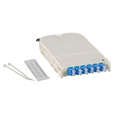 "EFB FTTH Moduleinschub fr FTTH-BGT,12 Port LC mit OS2 Keramik Kupplungen"