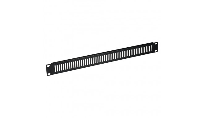 EFB täiteplaat 19" 1HE perforeeritud, RAL9005