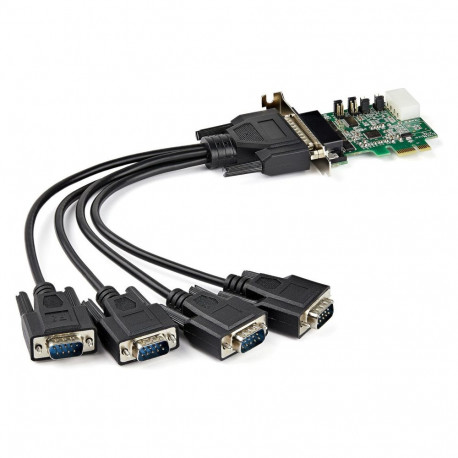 "STARTECH.COM PCI Express serielle Schnittstellenkarte mit 4 Ports - 16950 UART - Low Profile - 256-