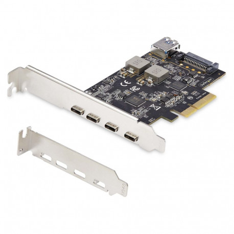 "STARTECH.COM 5-Port USB-C PCIe Karte USB 3.2 10 Gbit USB C PCI Express USB C Erweiterungskarte 4x U