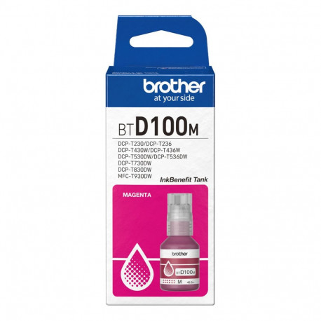 Brother täitetint BTD100M 48.8ml suure mahutavusega originaal riputatav karp sobib Brother DCP-T530D