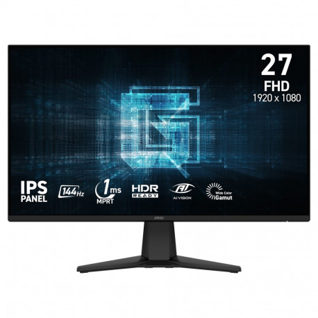 MSI monitor G275L E14 68,6cm/27" (1920x1080) 16:9 FHD IPS 1ms 144Hz HDMI DisplayPort VESA HDR