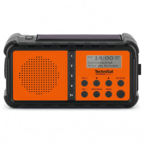 "Technisat Techniradio Solar 2 schwarz/orange"