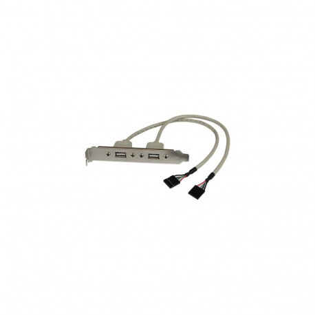 "StarTech 2 Port USB A Female Slot Plate Adapter"